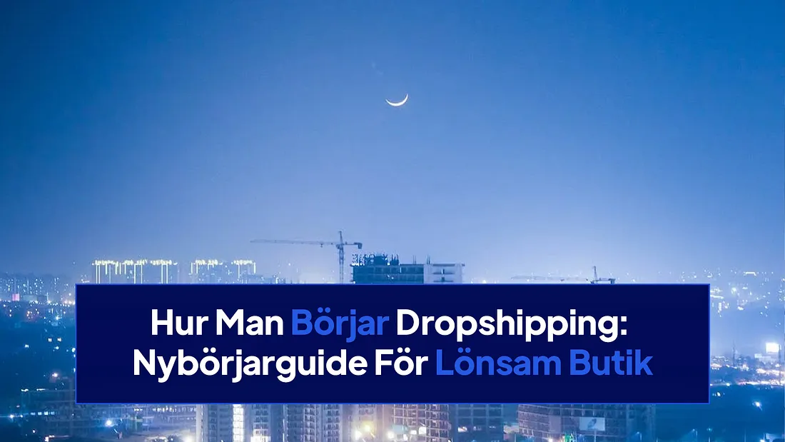Hur Man Börjar Dropshipping: Nybörjarguide För Lönsam Butik