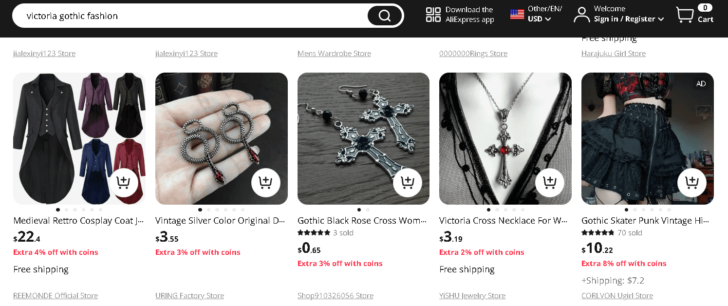 Inte de resultat jag hoppades på, men det här är ett exempel på sökterm.  Behöver du fortfarande hjälp med att hitta produkter? Här är en video som du kan kolla in: