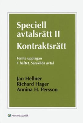 Speciell avtalsrätt II Kontraktsrätt